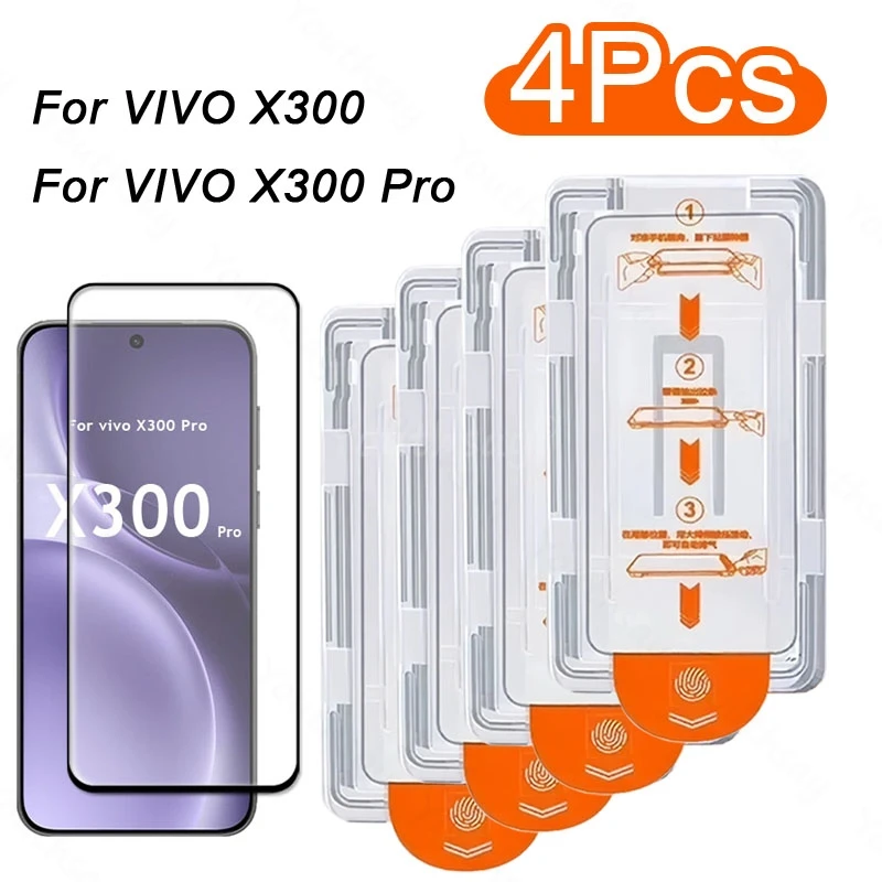 

Oleophobic Coating Dust Free Screen Glass For VIVO X300 Pro Glass Protector Easy Installation VIVO X300 Pro Tempered Glass