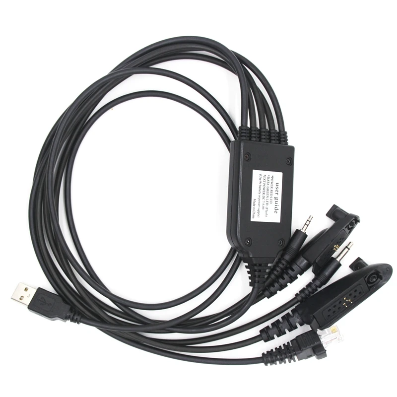 

USB 5In1 Programming Cable Driveless For Motorola AXU4100 CP200 2Way Radio Cable