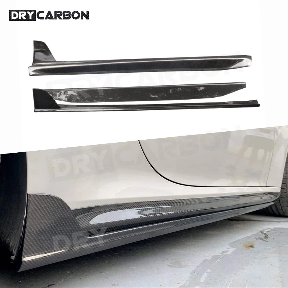 

Carbon Fiber Side Skirts Extensions Lip For Porsche 911 992 2019+ Body Kits Side Skirts Rocker Panels Accessories FRP