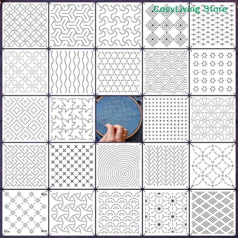 Photography Geometry - 8/9/24/32 szt. DIY Szablony do szycia,
