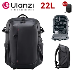 Ulanzi Photography Backpack Waterproof 22L Large Capacity Scratch Resistant Support Quick Release Mount DSLR Camera Shoulder Bag