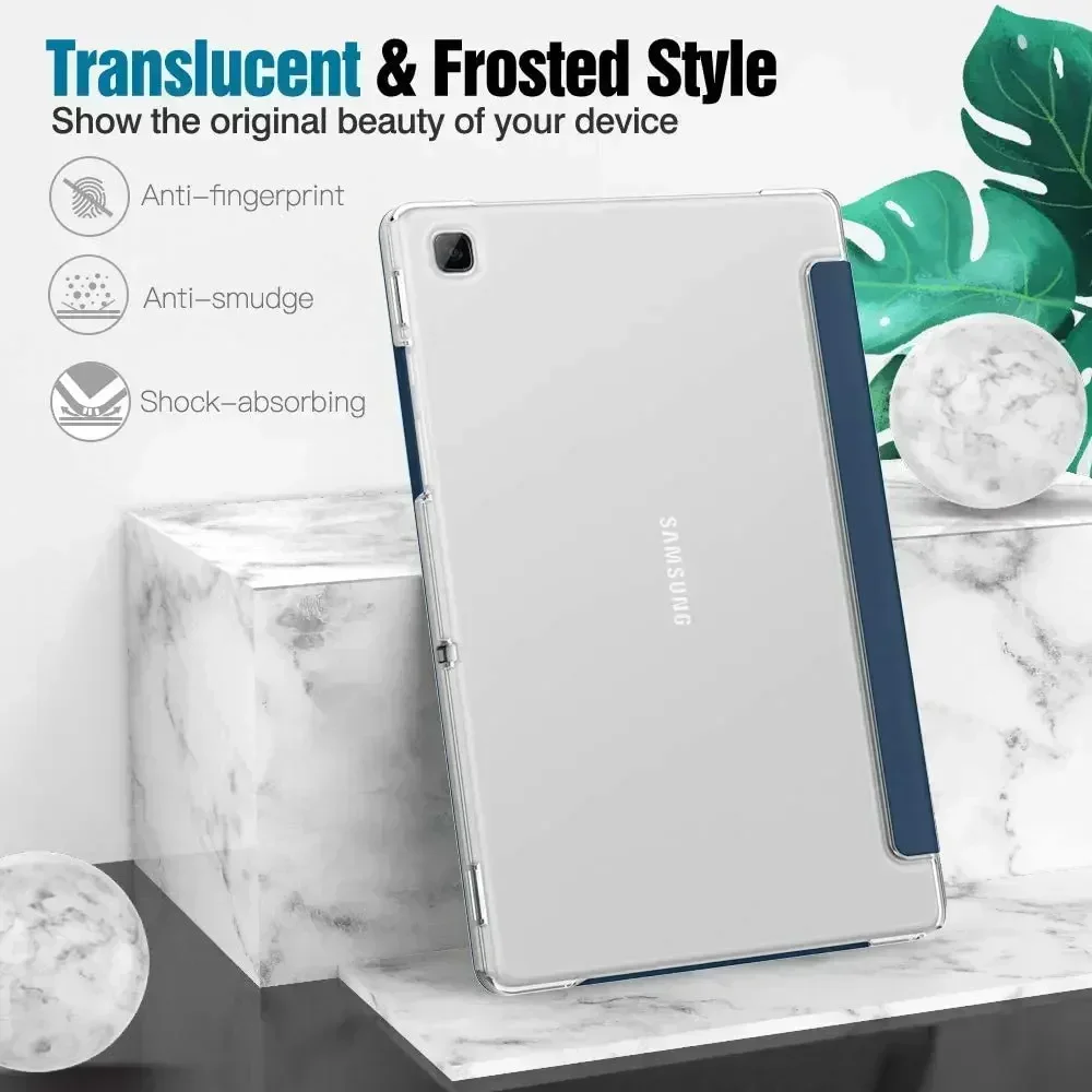 เคสแท็บเล็ตสำหรับ Samsung Galaxy Tab A7 10.4 2020 2022 SM-T505 SM-T500 SM-T509 SM-T503พับสามทบฝาแม่เหล็กเคสอัจฉริยะแบบพับได้