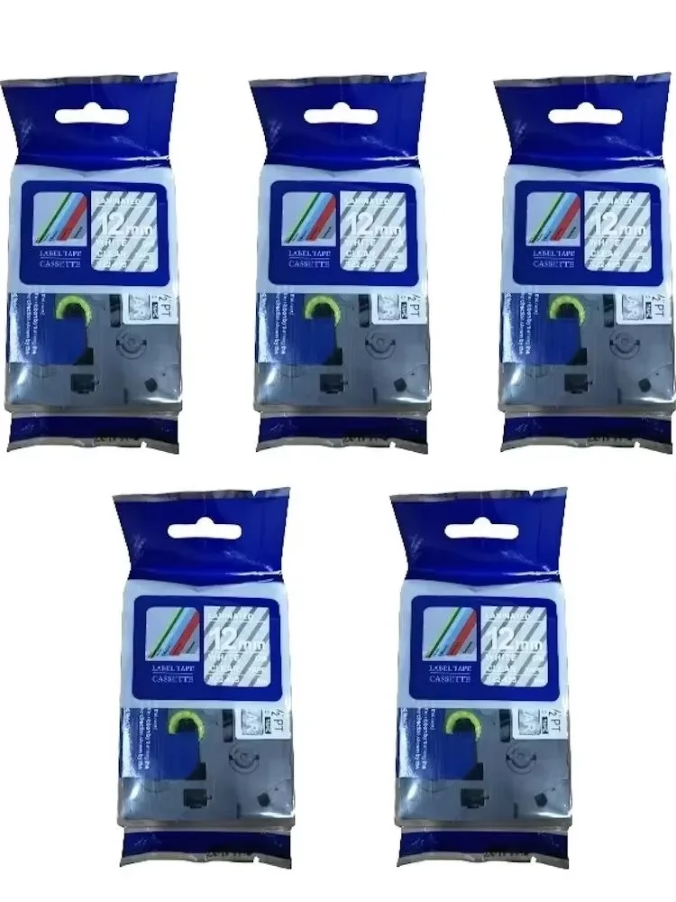 

TZE231 TZE335 TZE135 Стандартная ламинированная лента для изготовления этикеток 12 мм, 8 м для Brother P-touch Cube PTD600 PTD400AD PT-D210