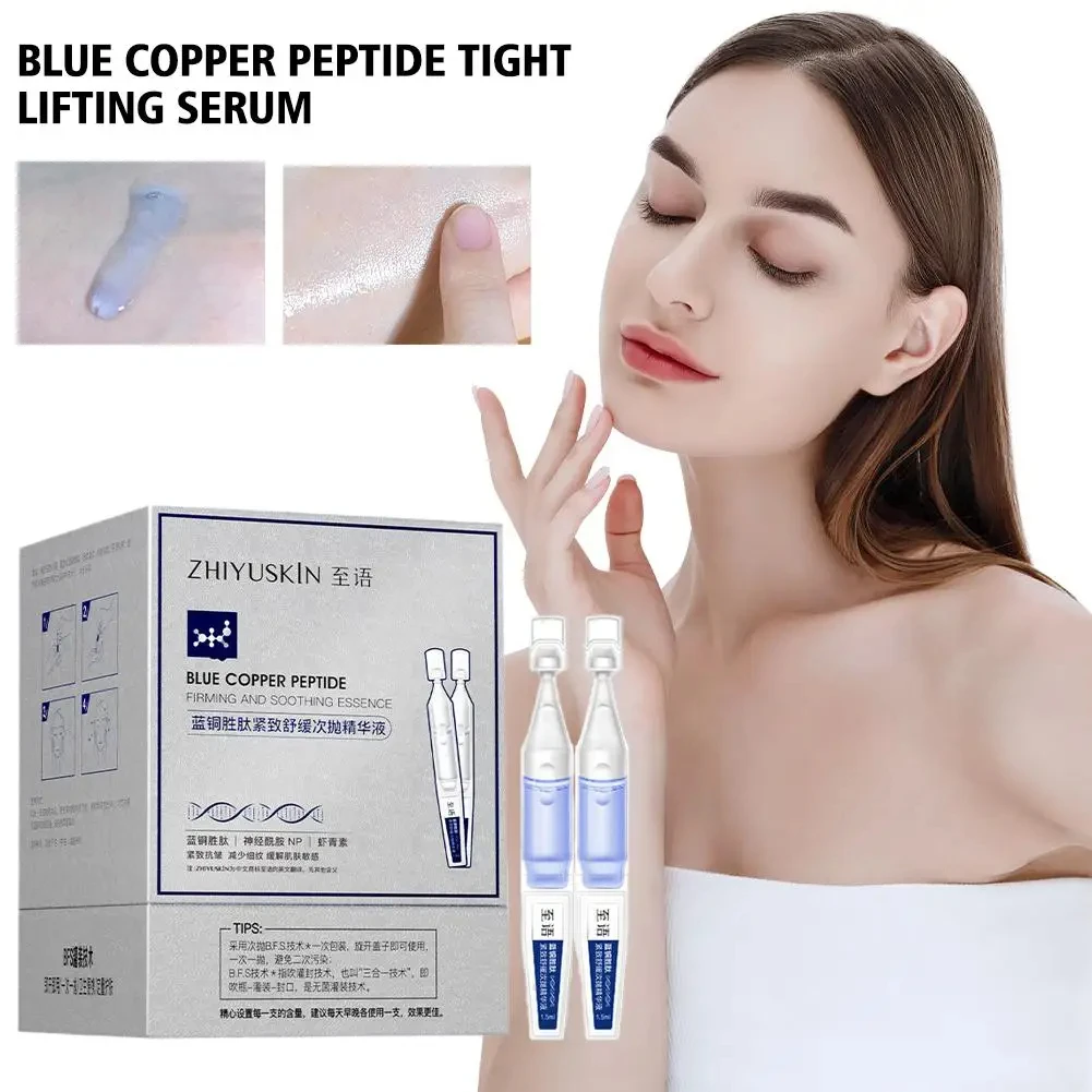 

Blue Copper Peptide Tight Lifting Serum Astaxanthin Anti-Aging Wrinkle Essence Nicotinamide Ceramide Korean Skin Care Products