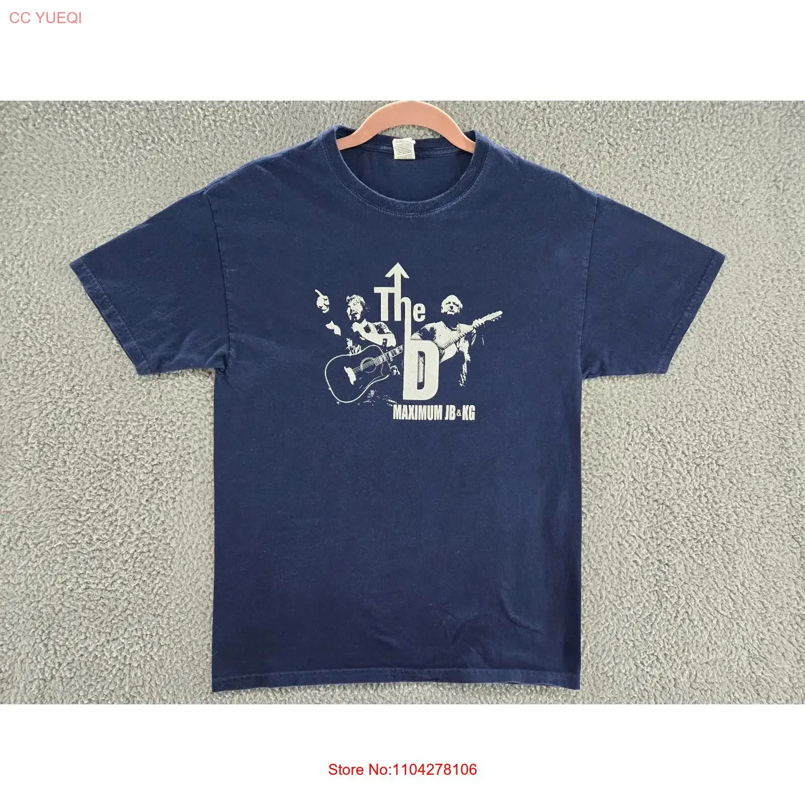 Tenacious D T Shirt Mens M Maximum JB KG Concert Band Jack Black Vintage Y2K vintage Washed Top For Everyday Wear Breathable