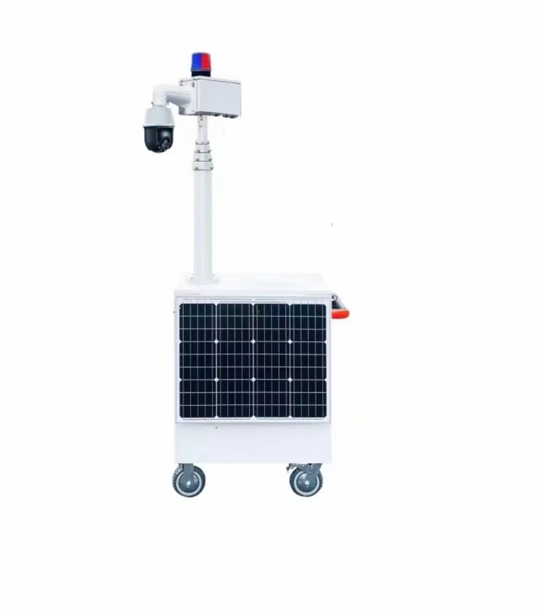 Solar Mobile CCTV with Monocrystalline Silicon Panel MPPT Controller Lithium Ion Battery