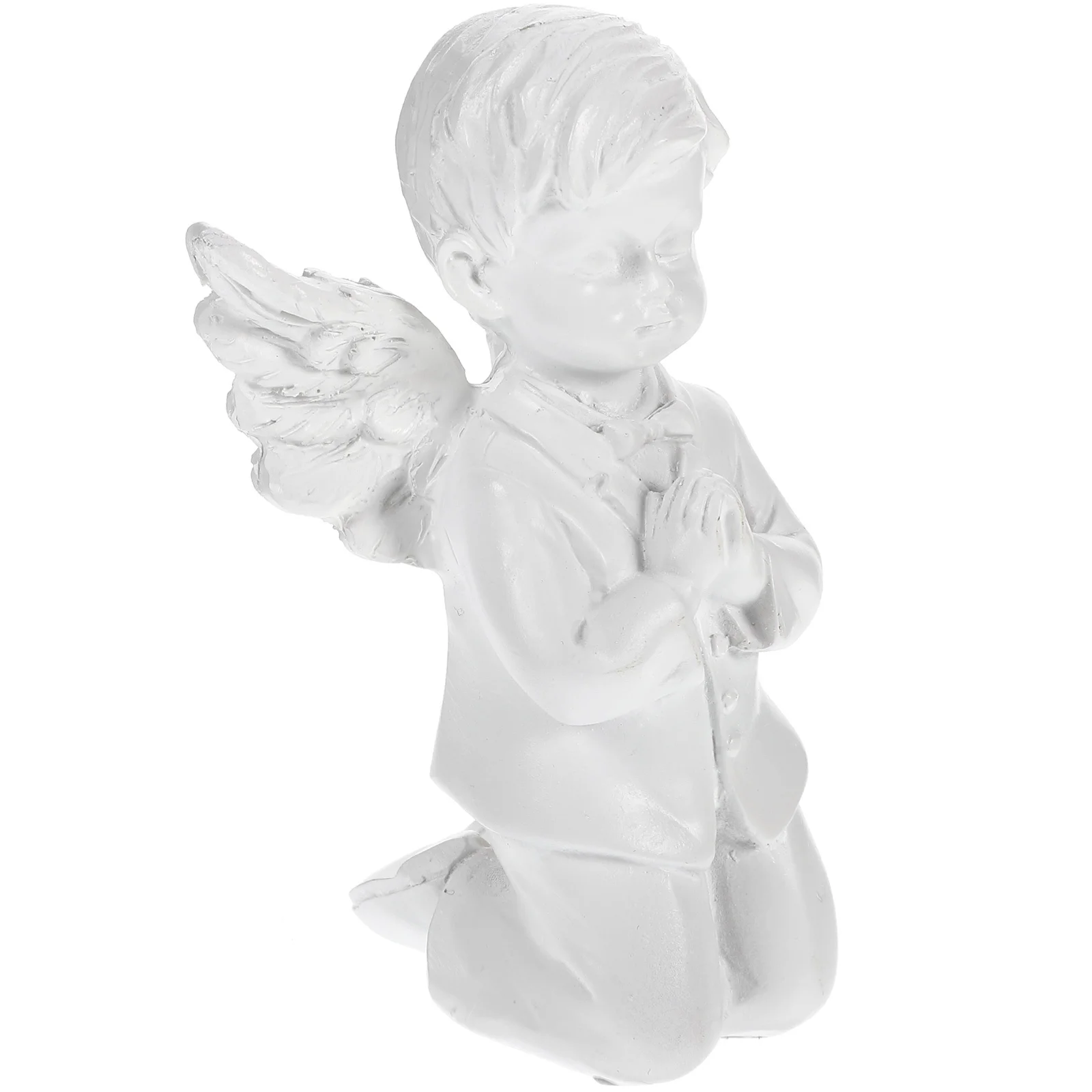 

1Pcs Prayer Angel Statue Lovely Resin Craft for Home Office Garden Decor Desktop Adornment Weather-Resistant Exquisite Angel