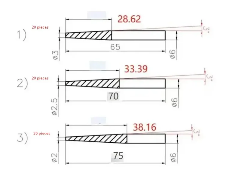 mills flat end com revestimento mm 65 mm angulo lateral cortadores de grau hrc55 10 pcs 01