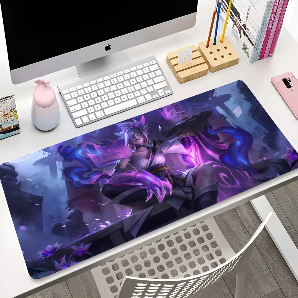 1pc Riven League Of Legends Mouse Pad Desk Mat With Pad Gaming Accessories Prime Gaming XXL Keyboard Pad Padding Mat