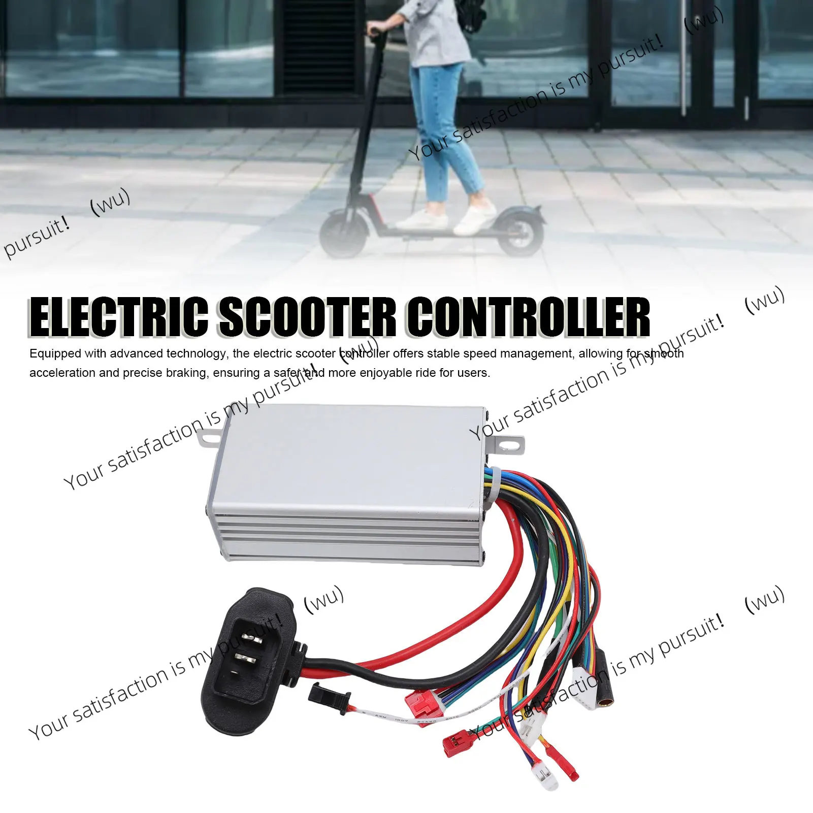 FORScooter Motor Controller Stable Speed Control Electric Scooter Controller Replacement for HX X9 Easy Install for Modification