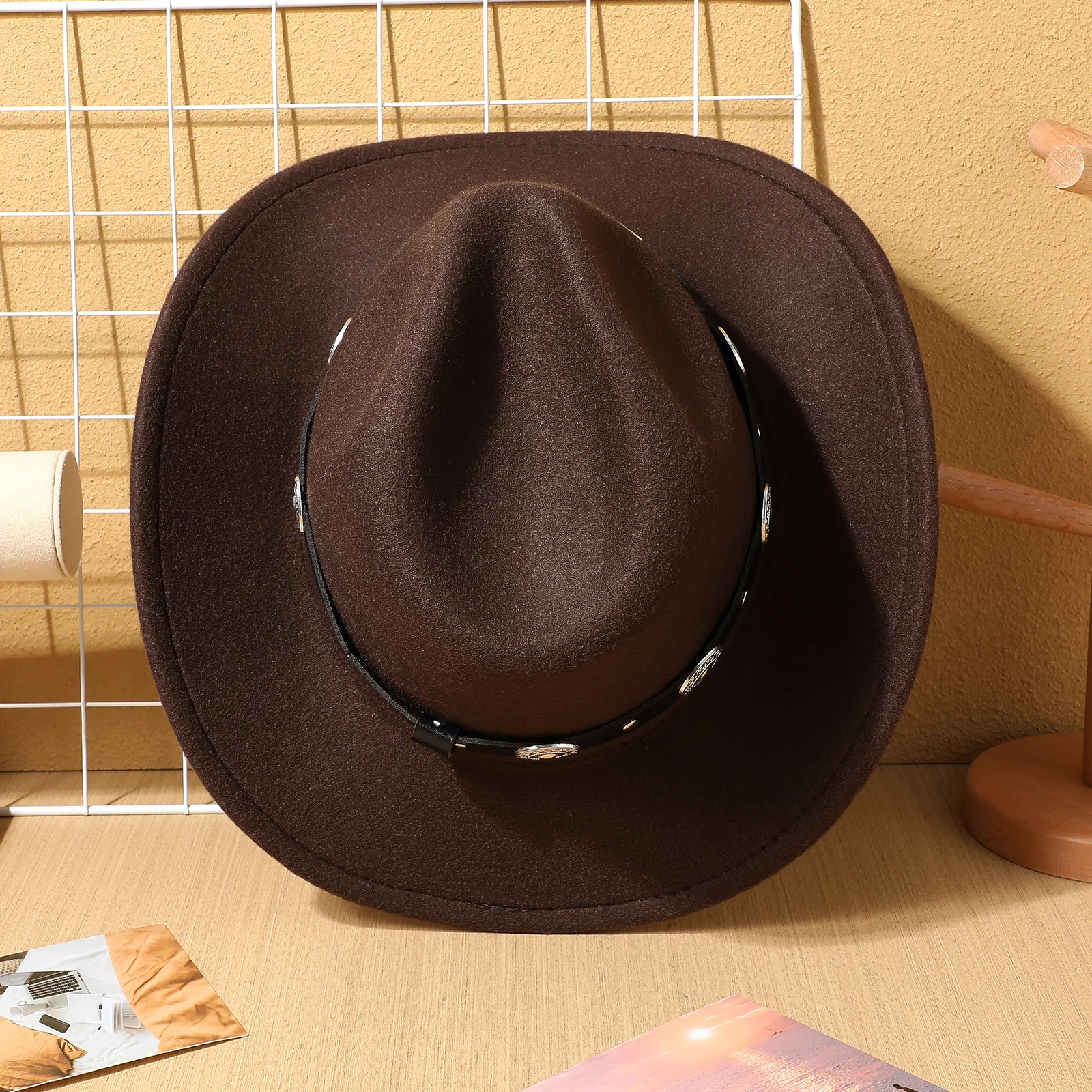

Cowboy Western Wide Cowboy Costume Accessories Brim Cowgirl Costume Wide Brim Hat Accessories Dress Travel Party Hat