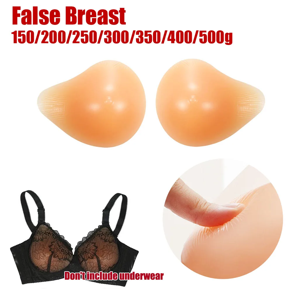 1Pc Super Soft Silicone Gel Pad Fake False Breast Prosthesis Supports Artificial Spiral Breast Resection Surgery for Women