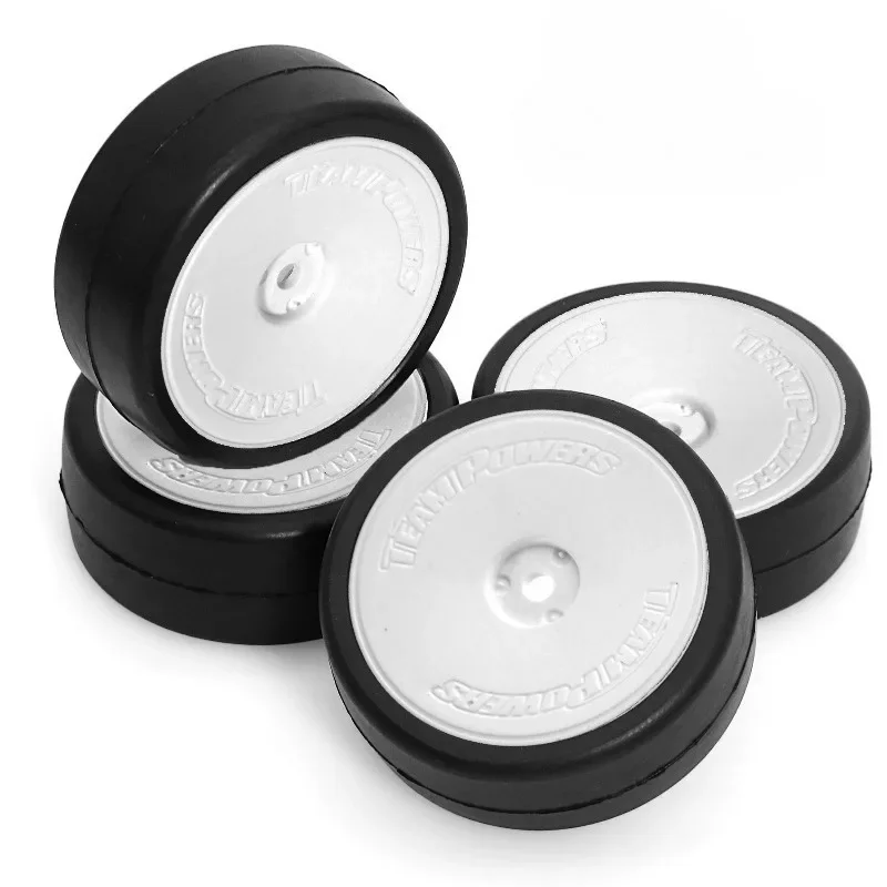 4-delige set Hotmelt-banden met hoge grip 25 ° 30 ° 35 ° 40 ° 45 °   Wiel 65*25mm voor 1/10 Schaal RC Racing Cars Upgrade Onderdelen