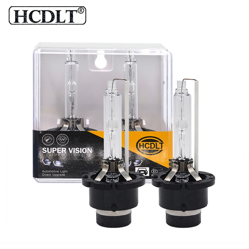 

HCDLT 2PCS AC 35W HID Xenon Bulb D2S 3000K 4300K 5000K D2R 6000K 8000K D4S D4R 55W HID Replacement Bulb D2 D4 Car Headlight Lamp