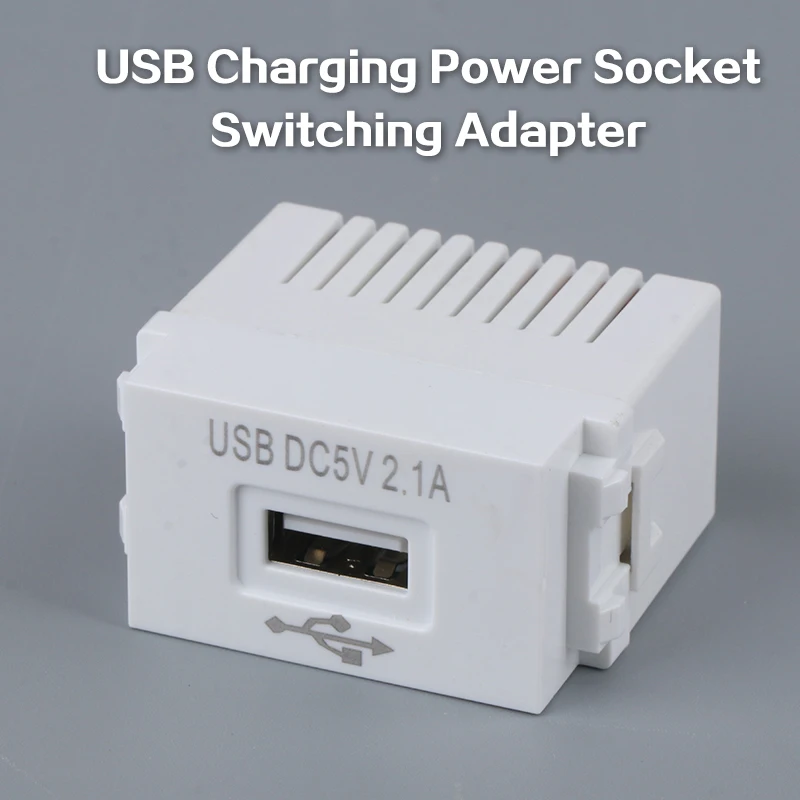 Phone Charging Panel USB Power Module 220V Socket 5V Transformer 2.1A USB Charging Power Socket Switching Adapter-New