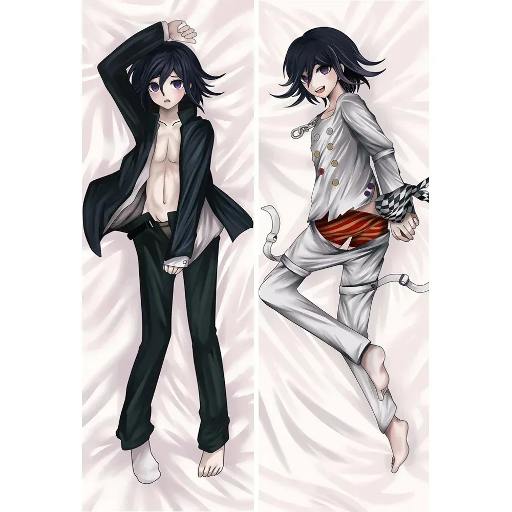 Anime Danganronpa Dakimakura Ouma Kokichi Cos Hing Body Naegi Makoto Case Home Bedding Nanami Chiaki Pillow Cover