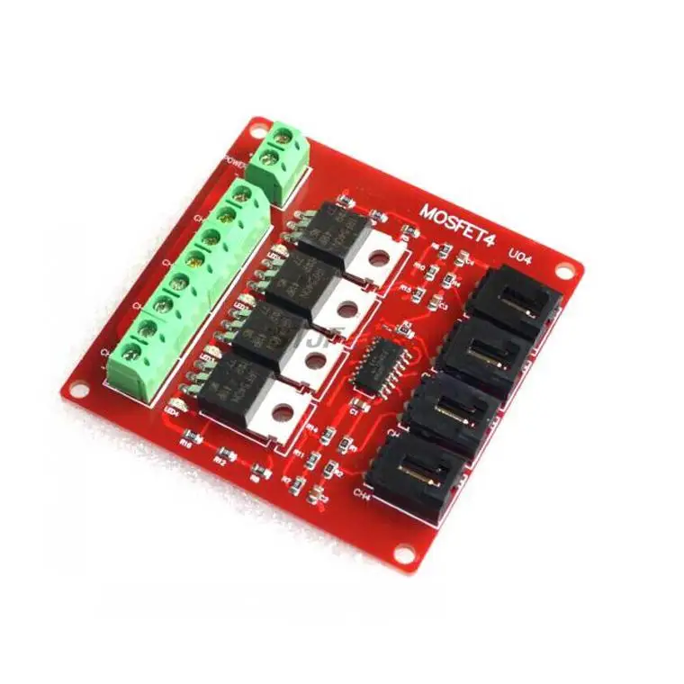 Four Channel 4 Route MOSFET Button IRF540 V4.0+ MOSFET Switch Module For