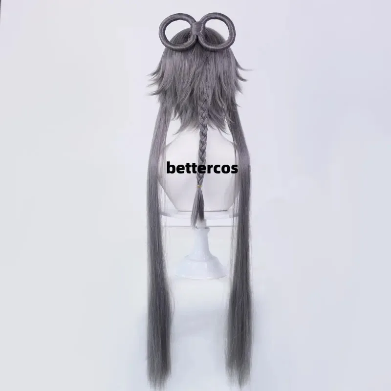 Penyanyi Wanita Lucu Panjang Pendek Rambut Abu-abu Luo Tianyi Cosplay Wig GF;54SV,G;89