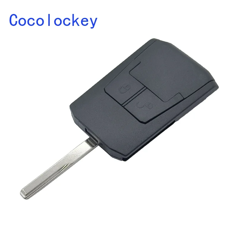 Cocolockey Replacement Flip Remote Car Key Shell with 2 Buttons for Mercedes Benz Actros Antos Truck Ignition Keychain Accessory