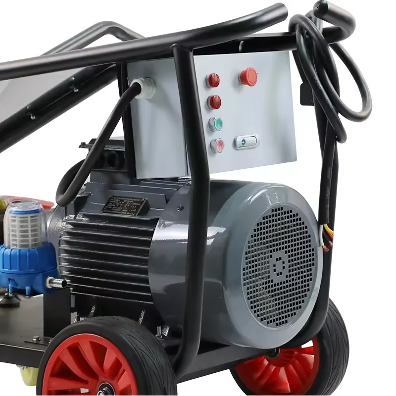 500 Bar 7000psi Industrial Electric Cold Water High Pressure Water Jet Cleaning Machine