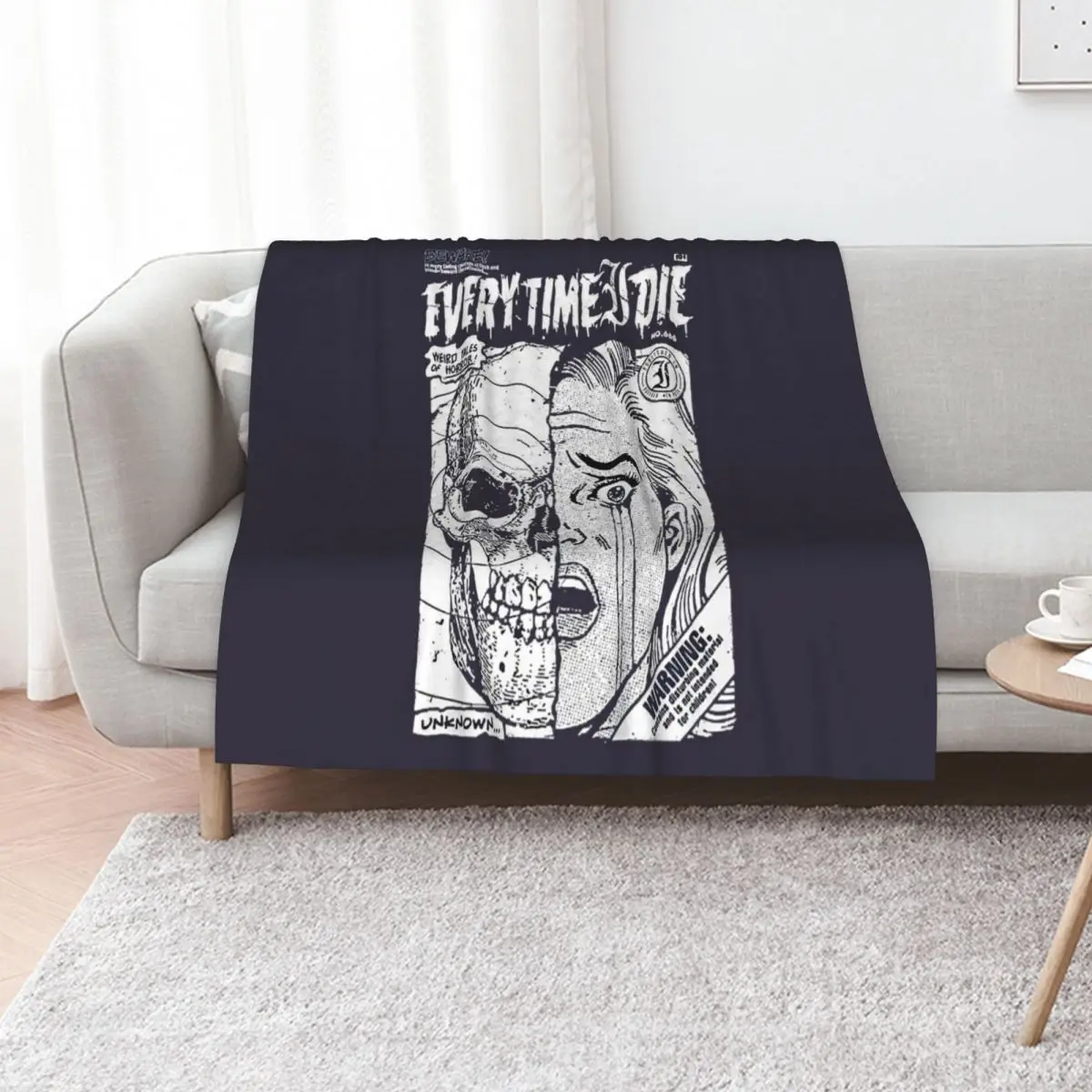 Secret Every Time I Die Retro Vintage Throw Blanket Quilt Luxury Luxury Throw Sofas for winter Bed linens Blankets