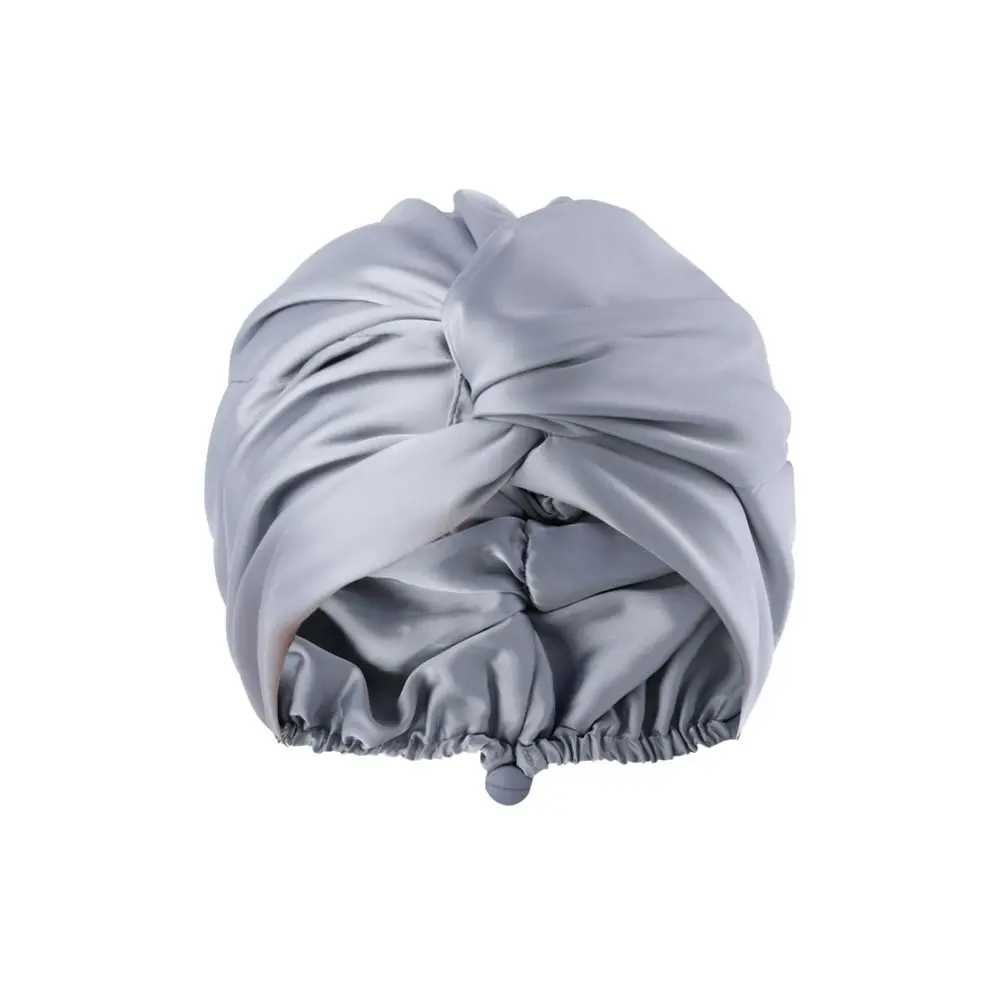 

Fashion Adjustable Satin Sleep Cap Elastic Curly Hair Silky Satin Bonnet Double-layer Headwear Silk Hair Wrap Sleeping