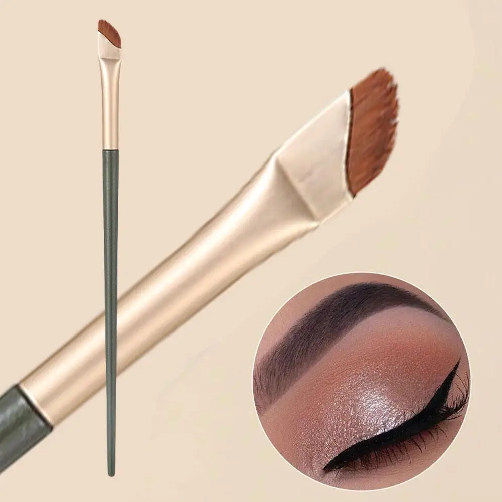 New Eyebrow Contour Brush Eyebrow Eyeliner Brush Portable Eyebrow Makeup Brush Small Angle Female Tool Q9T4