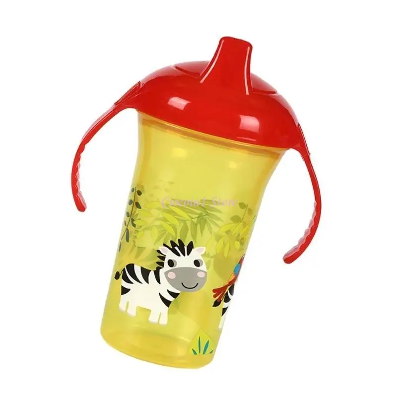 

Y1UB Baby Sip -Sip Cup с мультфильмом проектирование, портативная ручка с легкостью, протекает чашка обучения, напитки, бутылка