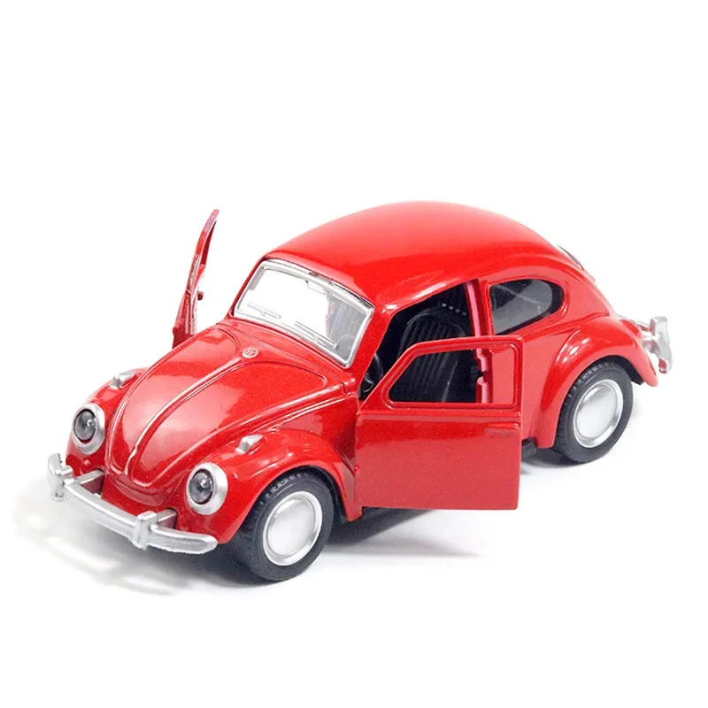 

Alloy car model Beetle vintage door opening force Children's toy cake decoration Car carrying accessories