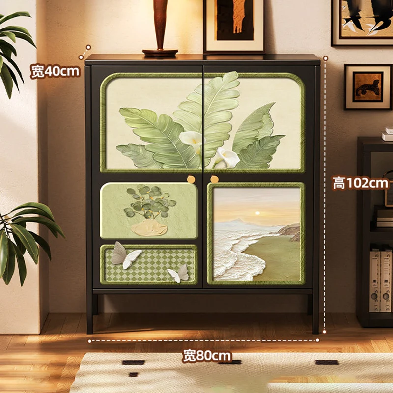 Storage Trendy Living Room Cabinets Nordic Space Saving Vintage Premium Display Cabinet Luxury Simple Kasten Home Furniture