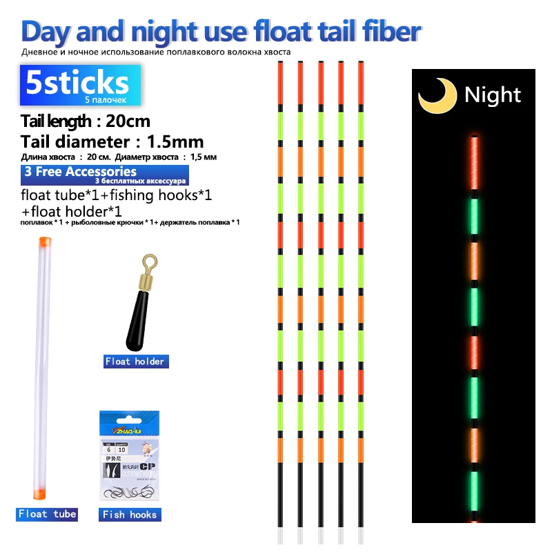 Kit Fibra Óptica para Flotador – Tubo, Ganchos y Soporte Día/Noche - imagen 3