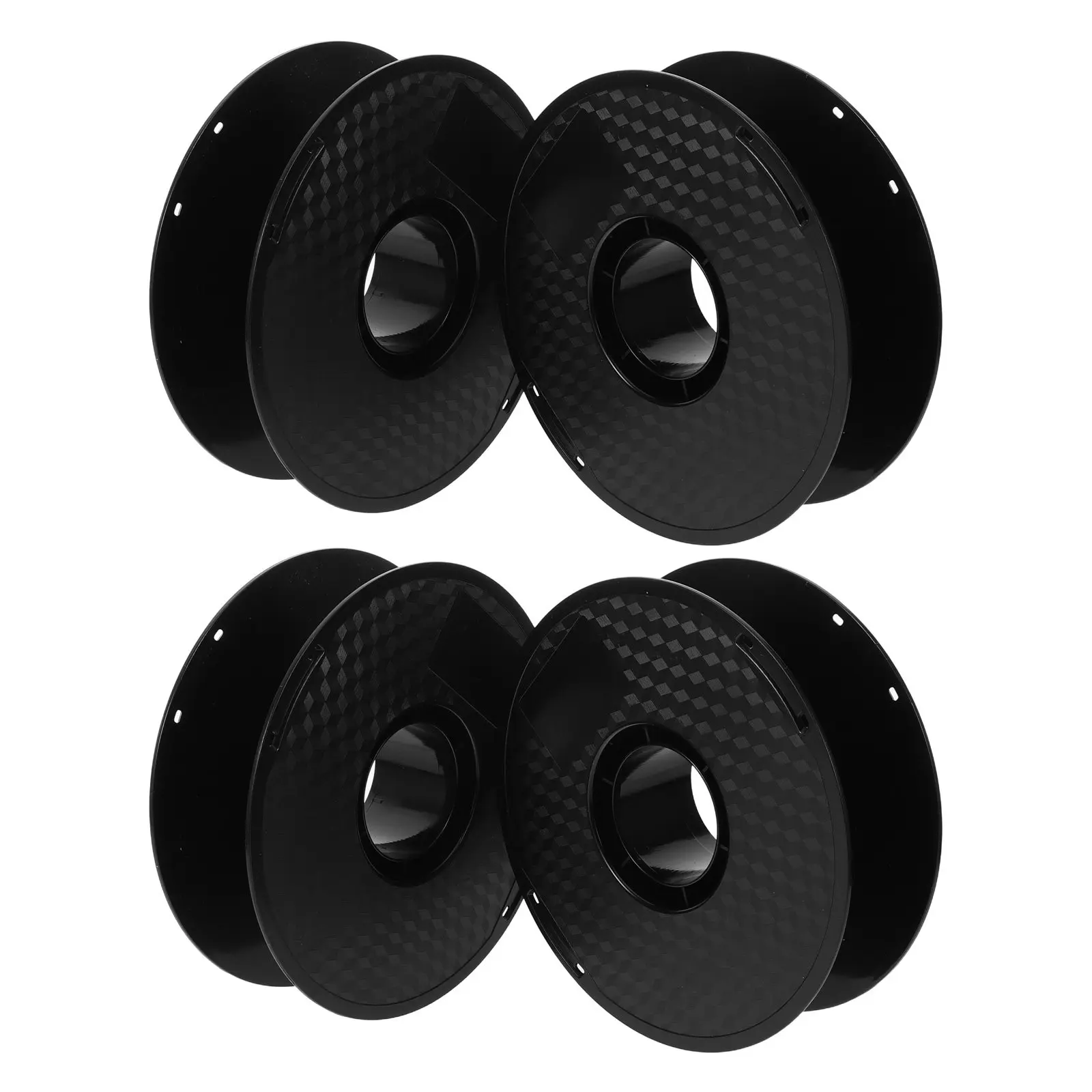 

Набор из 4 многоразовых держателей для филамента, I-образная конструкция, без спутывания, текстурированная поверхность, АБС-пластик, для 3D-принтеров