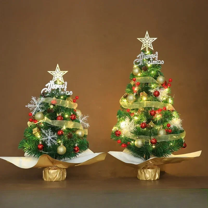 

Mini Christmas tree set table ornament