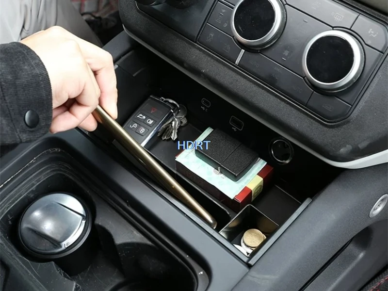 Car Styling Center Console Storage Box For Land Rover Defender 110 90 2020-2024 Container Case Organizer Tray Cover Accessories