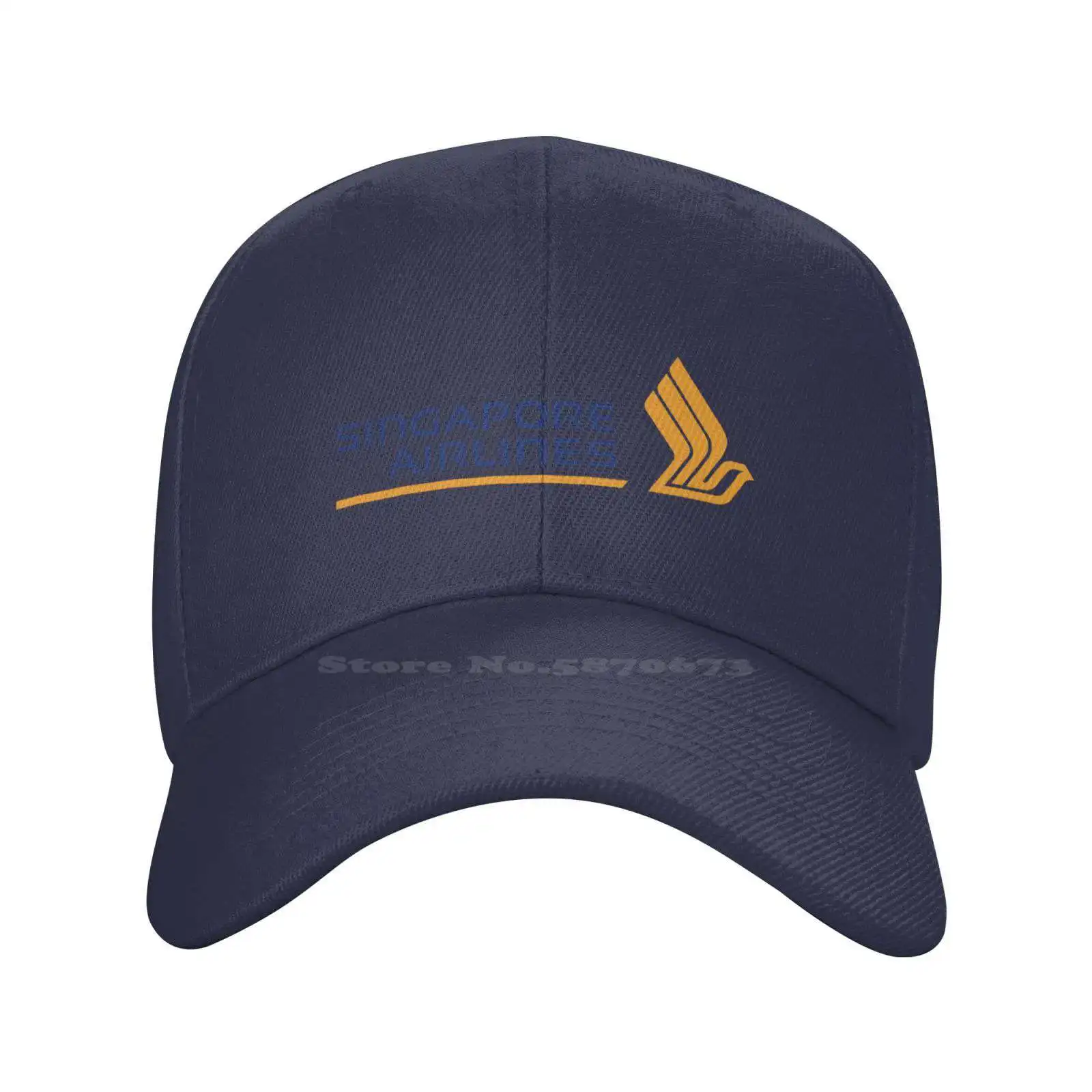 Singapore Airlines Logo Printed Graphic Brand Logo High-quality Denim cap Knitted hat Baseball cap