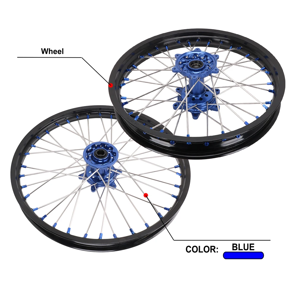 

JFG Customize Wholesale Supermoto Rims Motorcycle Wheel Set For YMA