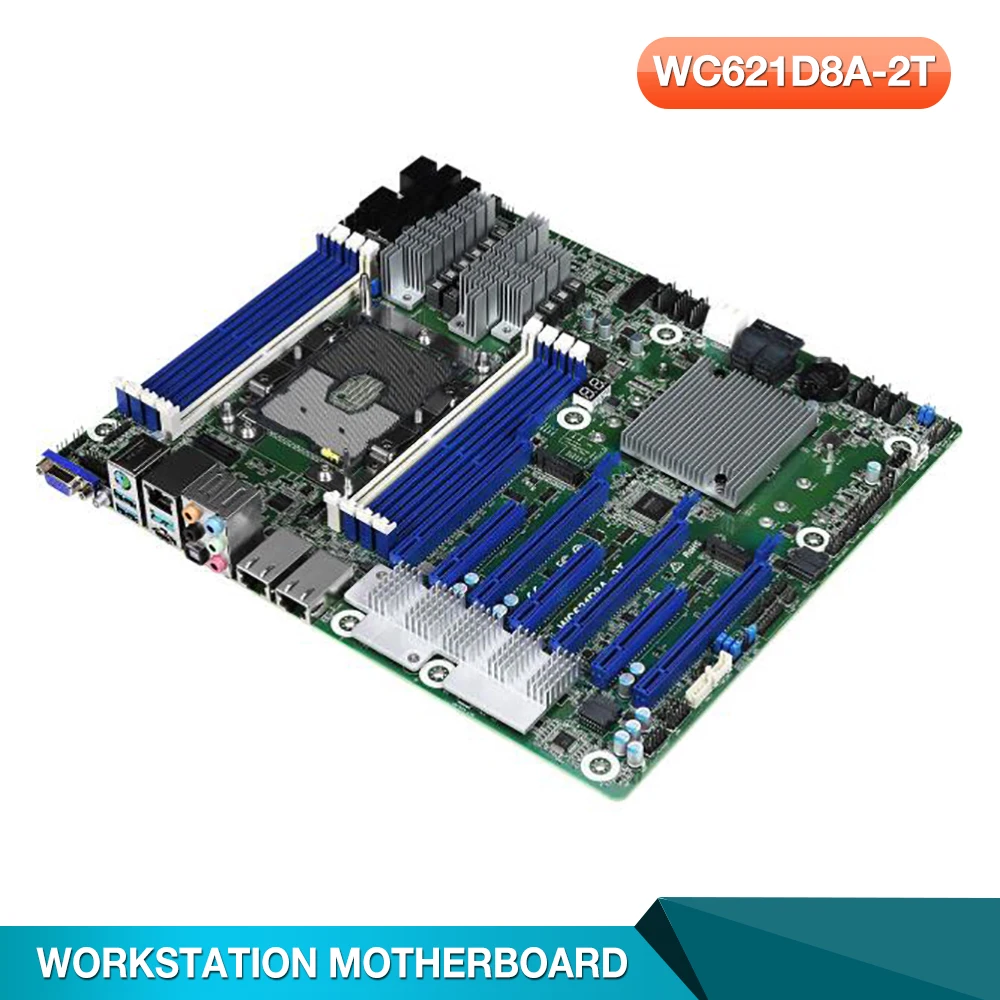 WC621D8A-2T For ASRock Workstation Server Motherboard Supports 3275M 3175X OC 4.5G+