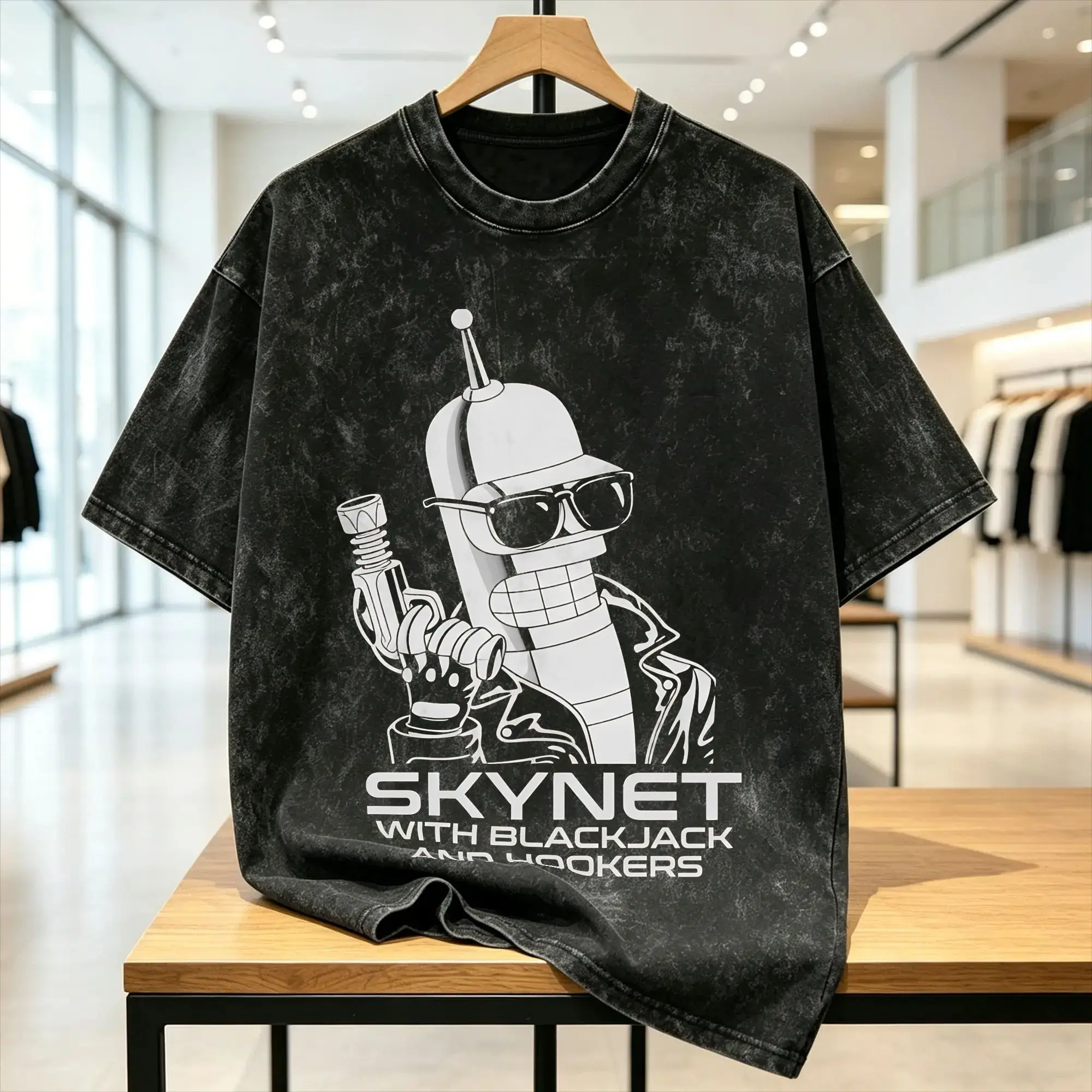 Couple T-Shirt Futuramas Cartoon Comic Washed T Shirts Trending  Summer Tee Shirt Y2K Fun Casual Clothes Plus Size 2XL