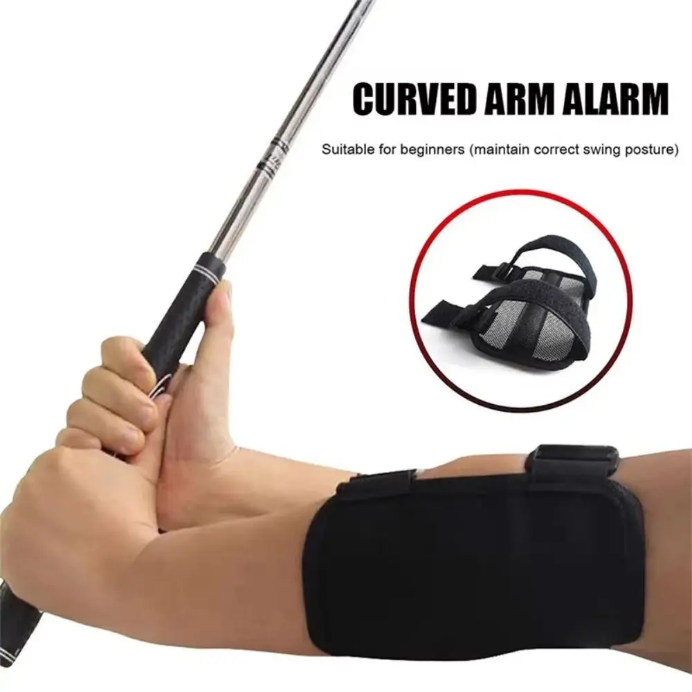Alerter Belt Arm Bending Alerter Golf Training Tool Aid Elbow Brace Golf Swing Posture Practice Swing Training Arc Corrector