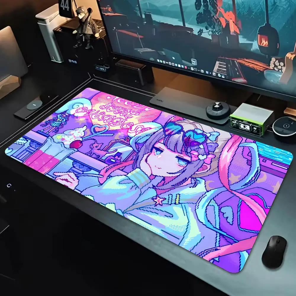 Chaotic Game N-Needy Girl Overdose Mouse Pad Large Waterproof Gaming Mouse Pad, Non-Slip with Stitched Edge