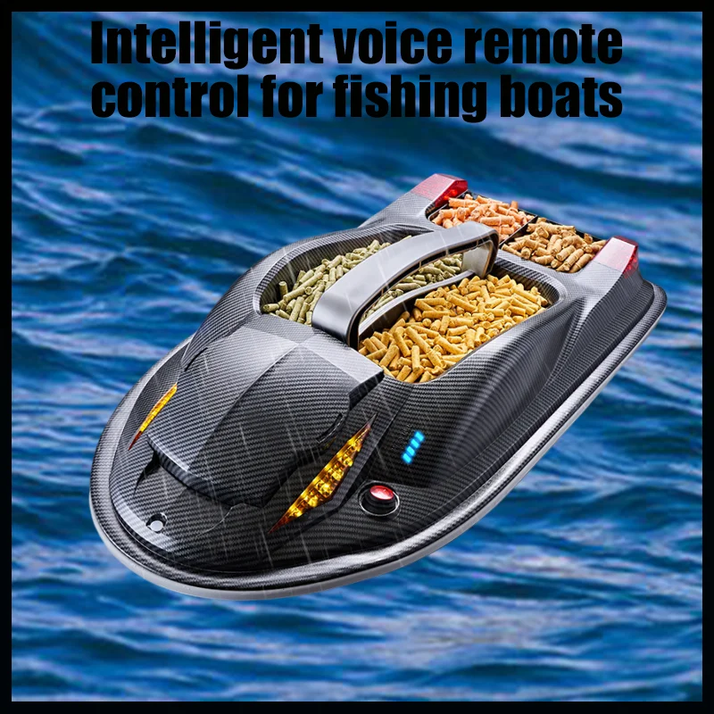 

Fishing Boat With 500 Meters Remote Control Distance Intelligent Correction Cruise System Can Load Up To Seven Kilograms Of Bait