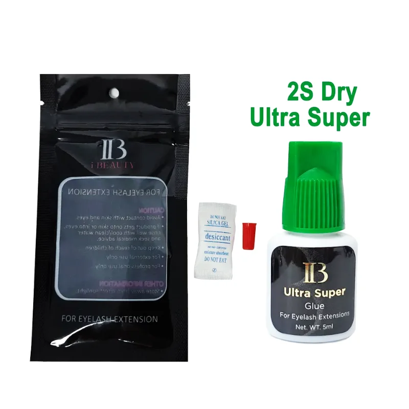 Ibeauty ib ultra super kleber 5ml original koreanische langlebige wimpern verlängerung ib grüne kappe falscher wimpern kleber ibeauty shop