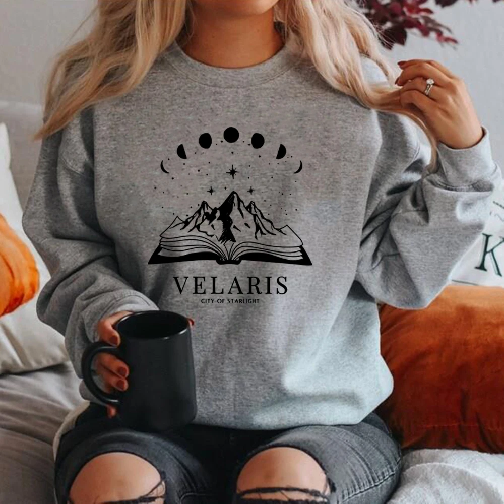 

Velaris Sweatshirt The Night Court Hoodie A Court of Thorn and Roses Court of Dreams Sweater Acotar Velaris Gift Pullover Tops