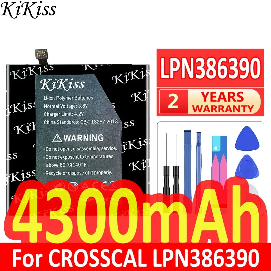 

Прочный аккумулятор мобильного телефона 4300 мАч для Crosscal LPN386390