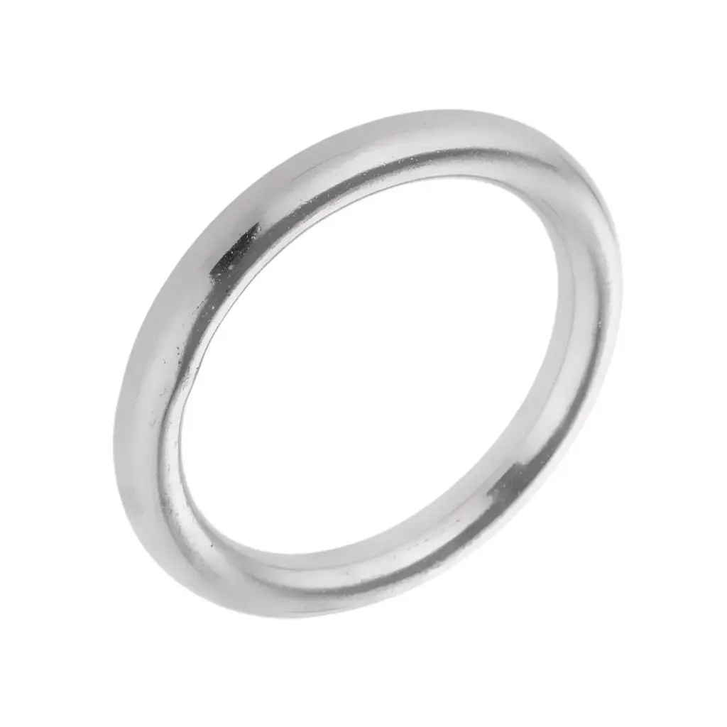 Heavy Duty Stainless Steel O Ring Precision Welded Marine Hardware Round Ring for Outdoor Boating