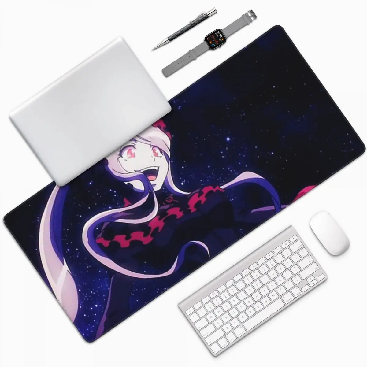 

Anime Overlord Shalltear Bloodfallen Mouse Pad Computer Keyboard Mouse Mat PC Laptop Desk Mat Office Accessories Table Mats