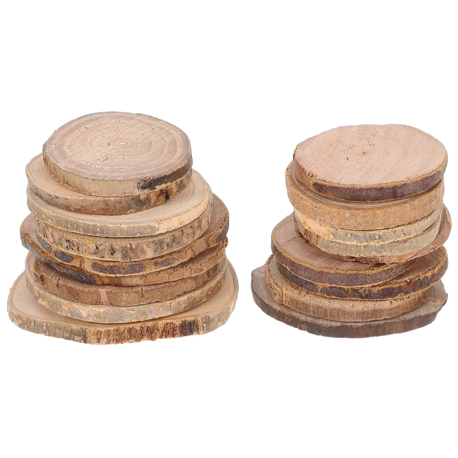 

18 шт. натуральных деревянных веток для декора, креативные заготовки для поделок своими руками, деревянные элементы 5-8 см в деревенском стиле для домашнего декора и сада