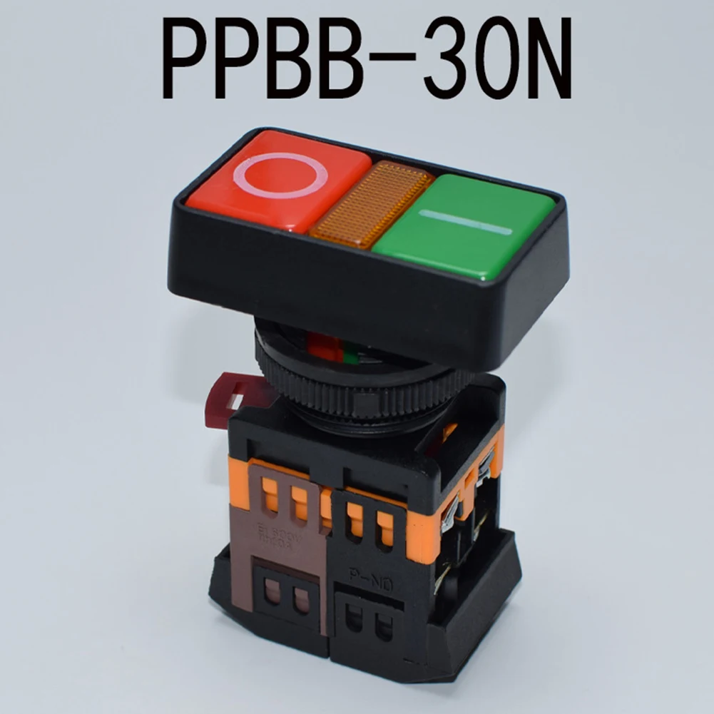 Industrial Control Pushbutton Switch Compact Design ABS Plastic IP40 Protection -30 100 C Operating Temperature