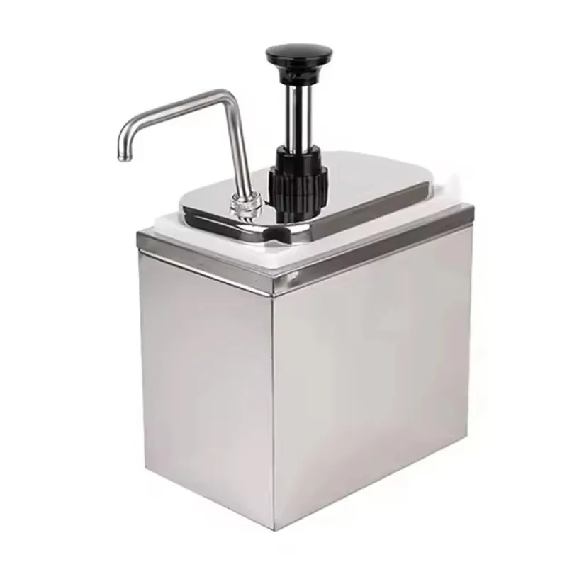 Commercial 2L 1~5 Heads Stainless Steel Condiment Pump Kit Sauce Pump Dispenser for Hotels and Restaurants