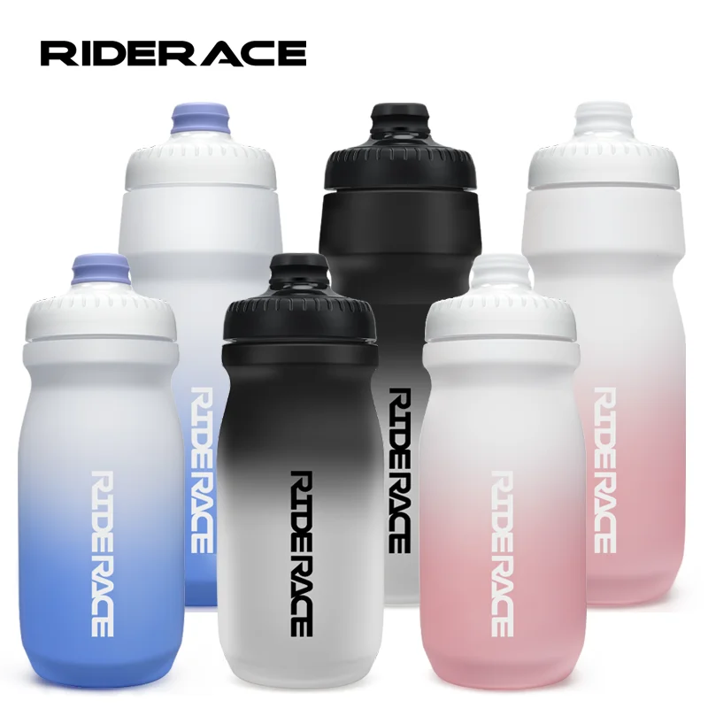 550/650ML Fahrrad-Trinkflasche Hochwertige PP5 Geschmacksfreie Outdoor-Sportflasche mit Großer Kapazität Quetschbare Fahrradflasche Trinkbecher für Radfahrer